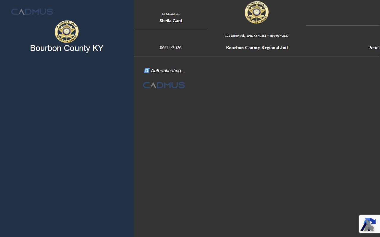 Harrison County inmate population current inmate portal for Bourbon County Regional Detention Center